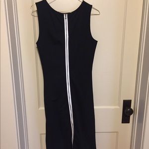 Kenneth Cole little black dress with zip back